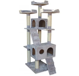 Γατόδεντρο Pet Interest Three Tower 60x50x185h cm Γκρι Γατόδεντρο Pet Interest Three Tower 60x50x185h cm Γκρι