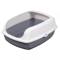 Ημίκλειστη Τουαλέτα Γάτας Cat Toilet Easy - Semi Closed L Grey 56x42x23,5cm Γκρι Ημίκλειστη Τουαλέτα Γάτας Cat Toilet Easy - Semi Closed L Grey 56x42x23,5cm Γκρι