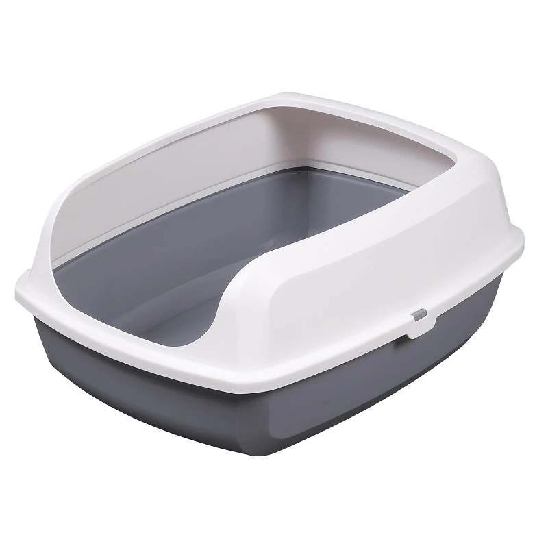 Ημίκλειστη Τουαλέτα Γάτας Cat Toilet Easy - Semi Closed L Grey 56x42x23,5cm Γκρι ΓΑΤΕΣ