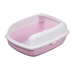 Ημίκλειστη Τουαλέτα Γάτας Cat Toilet Easy - Semi Closed M Pink 50,5x37,5x19,5cm Ροζ