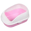 Ημίκλειστη Τουαλέτα Γάτας Cat Toilet Semi Closed With Grooves Pink 56x39x26cm Ροζ Ημίκλειστη Τουαλέτα Γάτας Cat Toilet Semi Closed With Grooves Pink 56x39x26cm Ροζ
