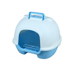 Κλειστή Τουαλέτα Γάτας Cat Toilet Box - Rear Opening with Charcoal Bag Blue 50x41x39cm Μπλε Κλειστή Τουαλέτα Γάτας Cat Toilet Box - Rear Opening with Charcoal Bag Blue 50x41x39cm Μπλε