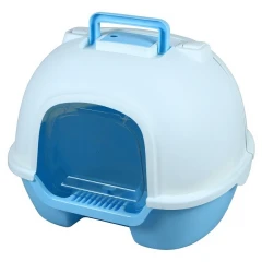 Κλειστή Τουαλέτα Γάτας Cat Toilet Box - Rear Opening with Charcoal Bag Blue 50x41x39cm Μπλε Κλειστή Τουαλέτα Γάτας Cat Toilet Box - Rear Opening with Charcoal Bag Blue 50x41x39cm Μπλε