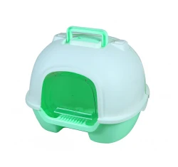 Κλειστή Τουαλέτα Γάτας Cat Toilet Box - Rear Opening with Charcoal Bag Green 50x41x39cm Πράσινο Κλειστή Τουαλέτα Γάτας Cat Toilet Box - Rear Opening with Charcoal Bag Green 50x41x39cm Πράσινο