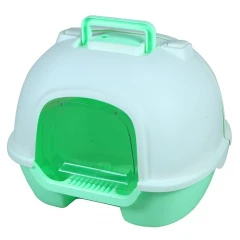 Κλειστή Τουαλέτα Γάτας Cat Toilet Box - Rear Opening with Charcoal Bag Green 50x41x39cm Πράσινο Κλειστή Τουαλέτα Γάτας Cat Toilet Box - Rear Opening with Charcoal Bag Green 50x41x39cm Πράσινο