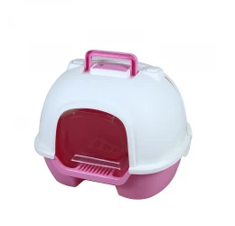 Κλειστή Τουαλέτα Γάτας Cat Toilet Box - Rear Opening with Charcoal Bag Pink 50x41x39cm Ροζ Κλειστή Τουαλέτα Γάτας Cat Toilet Box - Rear Opening with Charcoal Bag Pink 50x41x39cm Ροζ