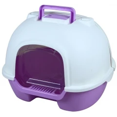 Κλειστή Τουαλέτα Γάτας Cat Toilet Box - Rear Opening with Charcoal Bag Purple 50x41x39cm Μωβ Κλειστή Τουαλέτα Γάτας Cat Toilet Box - Rear Opening with Charcoal Bag Purple 50x41x39cm Μωβ