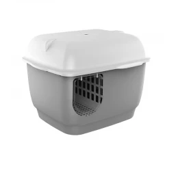 Κλειστή Τουαλέτα Γάτας Cat Toilet Box with Corridor Grey 57,5x44x44cm Γκρι Κλειστή Τουαλέτα Γάτας Cat Toilet Box with Corridor Grey 57,5x44x44cm Γκρι