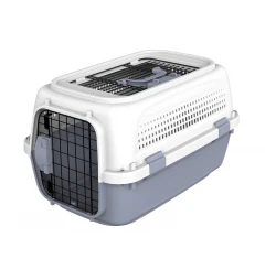 Κλουβί Μεταφοράς Σκύλου & Γάτας Ulysses Easy 1 51,5x32,5x29,5cm Γκρι