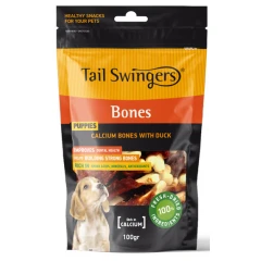 Λιχουδιές Σκύλου Tailswingers Κόκαλα Ασβεστίου με Πάπια 100gr Λιχουδιές Σκύλου Tailswingers Κόκαλα Ασβεστίου με Πάπια 100gr