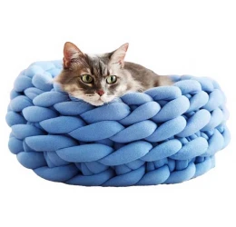 Κρεβατάκι Σκύλου και Γάτας Pet Interest Knitted Pet Nest 40cm Μπλε Κρεβατάκι Σκύλου και Γάτας Pet Interest Knitted Pet Nest 40cm Μπλε