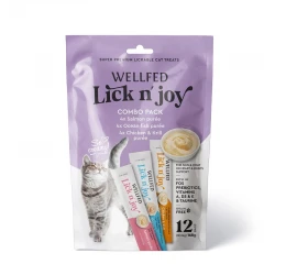 Λιχουδιές Γάτας Pet Interest Wellfed Lick N' Joy Mix Tastes (12x14gr) 168gr με Μιξ Γεύσεων Λιχουδιές Γάτας Pet Interest Wellfed Lick N' Joy Mix Tastes (12x14gr) 168gr με Μιξ Γεύσεων