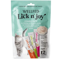 Λιχουδιές Γάτας Pet Interest Wellfed Lick N' Joy Mix Tastes 21084-21086 (12x14gr) 168gr με Μιξ Γεύσεων Λιχουδιές Γάτας Pet Interest Wellfed Lick N' Joy Mix Tastes 21084-21086 (12x14gr) 168gr με Μιξ Γεύσεων