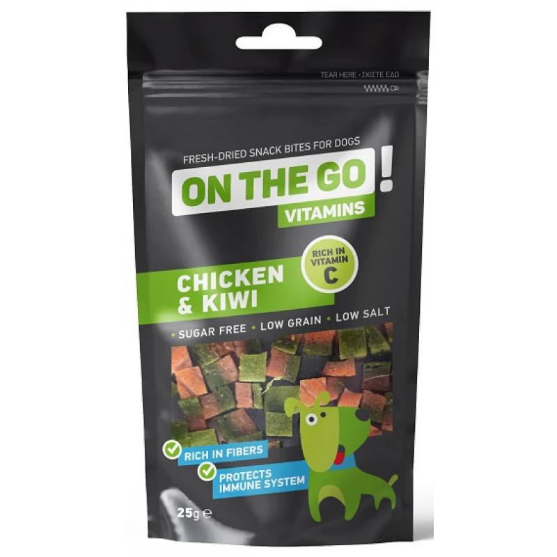 Λιχουδιές Σκύλου Pet Interest On The Go Vitamins Chicken & Kiwi 25gr ΣΚΥΛΟΙ