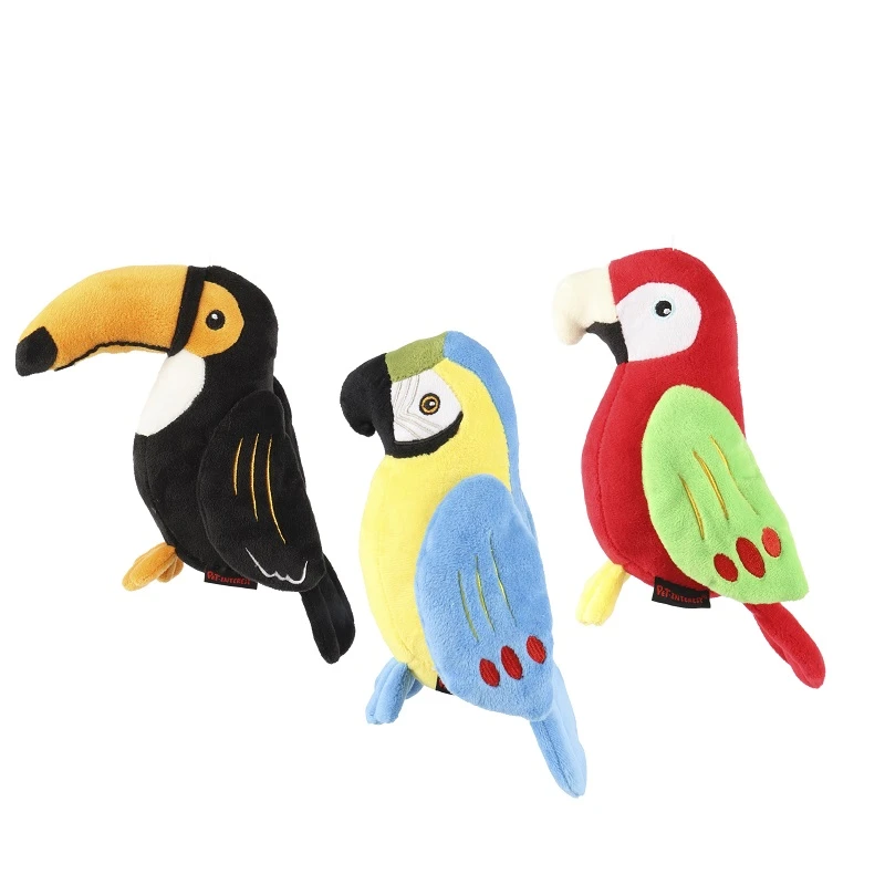 Λούτρινο Παιχνίδι Σκύλου Pet Interest Cuddly Toy Tropical Bird 25cm ΣΚΥΛΟΙ
