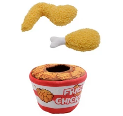 Λούτρινο Παιχνίδι Σκύλου Pet Interest Cuddly Toys 3 in 1 Fried Chicken Set 16cm Λούτρινο Παιχνίδι Σκύλου Pet Interest Cuddly Toys 3 in 1 Fried Chicken Set 16cm