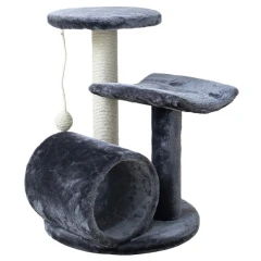 Ονυχοδρόμιο Catoikos Cat Playground Circus 40x40x54cm Σκούρο Γκρι