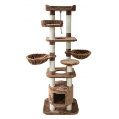 Ονυχοδρόμιο Catoikos Cat Playground Infinitive Joy 60x50x175cm Καφέ