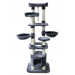 Ονυχοδρόμιο Catoikos Cat Playground Infinitive Joy 60x50x175cm Σκούρο Γκρι