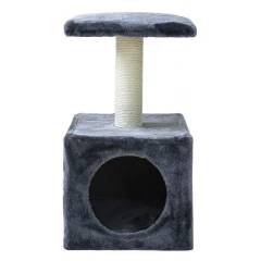 Ονυχοδρόμιο Catoikos Cat Playground Simple Comfort 30x30x57cm Σκούρο Γκρι