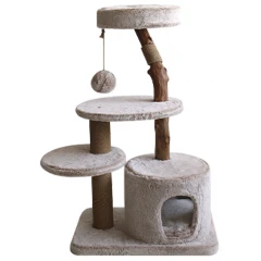 Ονυχοδρόμιο για Γάτες Catoikos Cat Playground "Brown Coconut" 60x40x110cm Ονυχοδρόμιο για Γάτες Catoikos Cat Playground "Brown Coconut" 60x40x110cm