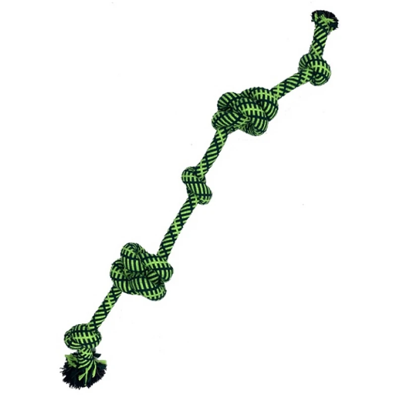 Παιχνίδι Σκύλου Κόμπος Pet Interest Rope Toy W 5 Knots-mint Flavor 59cm ΣΚΥΛΟΙ