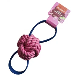 Παιχνίδι Σκύλου Κόμπος Pet Interest Rope Toy Ball Tpr Handles Bacon Flavor 10cm Παιχνίδι Σκύλου Κόμπος Pet Interest Rope Toy Ball Tpr Handles Bacon Flavor 10cm