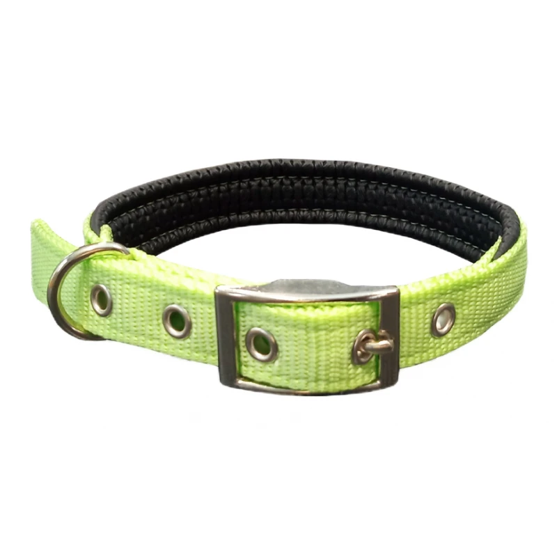 Περιλαίμιο Pet Interest Με Επένδυση XS 1,6cm x 35cm Λαχανί Σκύλοι