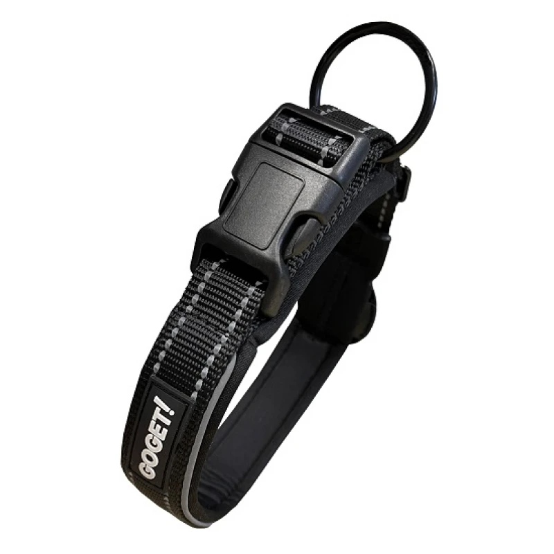 Περιλαίμιο Σκύλου GoGet Neoprene Safety Lock XLarge 3x48-55cm Μαύρο Σκύλοι