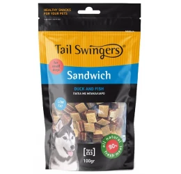 Λιχουδιές Σκύλου Pet interest Tailswingers Σάντουιτς με Πάπια και Ψάρι 100gr Small Bites Λιχουδιές Σκύλου Pet interest Tailswingers Σάντουιτς με Πάπια και Ψάρι 100gr Small Bites