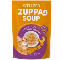 Σούπα Γάτας Pet Interest Wellfed Zuppa Soup Chicken & Pumpkin 85gr με Κοτόπουλο & Κολοκύθα Σούπα Γάτας Pet Interest Wellfed Zuppa Soup Chicken & Pumpkin 85gr με Κοτόπουλο & Κολοκύθα