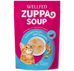 Σούπα Γάτας Pet Interest Wellfed Zuppa Soup Chicken & Shrimp 85gr με Κοτόπουλο & Γαρίδα Σούπα Γάτας Pet Interest Wellfed Zuppa Soup Chicken & Shrimp 85gr με Κοτόπουλο & Γαρίδα