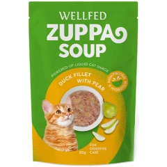 Σούπα Γάτας Pet Interest Wellfed Zuppa Soup Duck & Pear 85gr με Πάπια & Αχλάδι