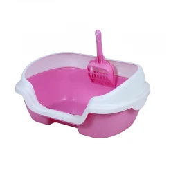 Τουαλέτα Γάτας Cat Toilet For Kittens Pink 40x30x18cm Ροζ Τουαλέτα Γάτας Cat Toilet For Kittens Pink 40x30x18cm Ροζ