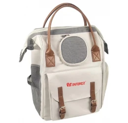 Τσάντα Μεταφοράς Γάτας & Σκύλου Pet Interest Pet Backpack Light Beige 33x24.5x40cm Τσάντα Μεταφοράς Γάτας & Σκύλου Pet Interest Pet Backpack Light Beige 33x24.5x40cm