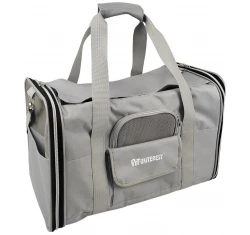 Τσάντα Μεταφοράς Γάτας & Σκύλου Pet Interest Pet Bag Oxford Grey W Pocket 48x28x32cm