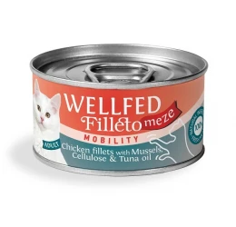 Υγρή τροφή Γάτας Wellfed Cat Filleto Meze Adult Mobility 70gr Υγρή τροφή Γάτας Wellfed Cat Filleto Meze Adult Mobility 70gr
