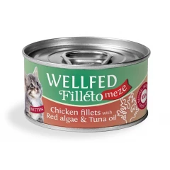 Υγρή τροφή Γάτας Wellfed Cat Filleto Meze Kitten Chicken 70gr Υγρή τροφή Γάτας Wellfed Cat Filleto Meze Kitten Chicken 70gr