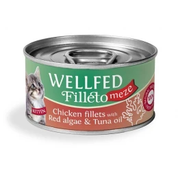 Υγρή τροφή Γάτας Wellfed Cat Filleto Meze Kitten Chicken 70gr Υγρή τροφή Γάτας Wellfed Cat Filleto Meze Kitten Chicken 70gr