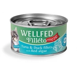 Υγρή τροφή Γάτας Wellfed Cat Filleto Meze Kitten Tuna & Duck 70gr Υγρή τροφή Γάτας Wellfed Cat Filleto Meze Kitten Tuna & Duck 70gr