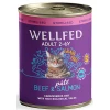 Wellfed Cat Για Στειρωμένες Γάτες με Βοδινό Και Σολομό 800gr Γάτες Wellfed Cat Για Στειρωμένες Γάτες με Βοδινό Και Σολομό 800gr Γάτες