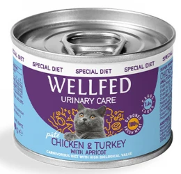 Wellfed Urinary Chicken & Turkey with Apricot 200gr   Wellfed Urinary Chicken & Turkey with Apricot 200gr