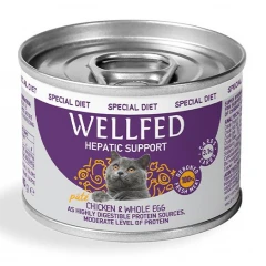 Υγρή τροφή Wellfed Special Diet Hepatic 200gr με Κοτόπουλο και Αυγό  Υγρή τροφή Wellfed Special Diet Hepatic 200gr με Κοτόπουλο και Αυγό