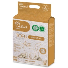 Υπόστρωμα Γάτας Velvet Paw Tofu Cat Litter Natural 6lt (2,6kg)