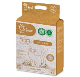 Υπόστρωμα Γάτας Velvet Paw Tofu Cat Litter Natural 6lt (2,6kg)