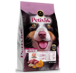 Petiva Dog Food Adult Lamb 3kg + Δώρο Μαντηλάκια Perfect Care Petiva Dog Food Adult Lamb 3kg + Δώρο Μαντηλάκια Perfect Care