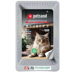 Άμμος Γάτας Petsand Carbon Disposble Tray 2,7lt για Ταξίδια