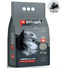 Άμμος Γάτας Petsand Grey Carbon Μπετονίτης 10lt Άμμος Γάτας Petsand Grey Carbon Μπετονίτης 10lt