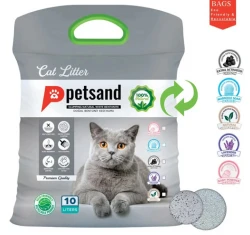 Άμμος Γάτας Petsand Baby Powder Tela bag Μπετονίτης 10lt