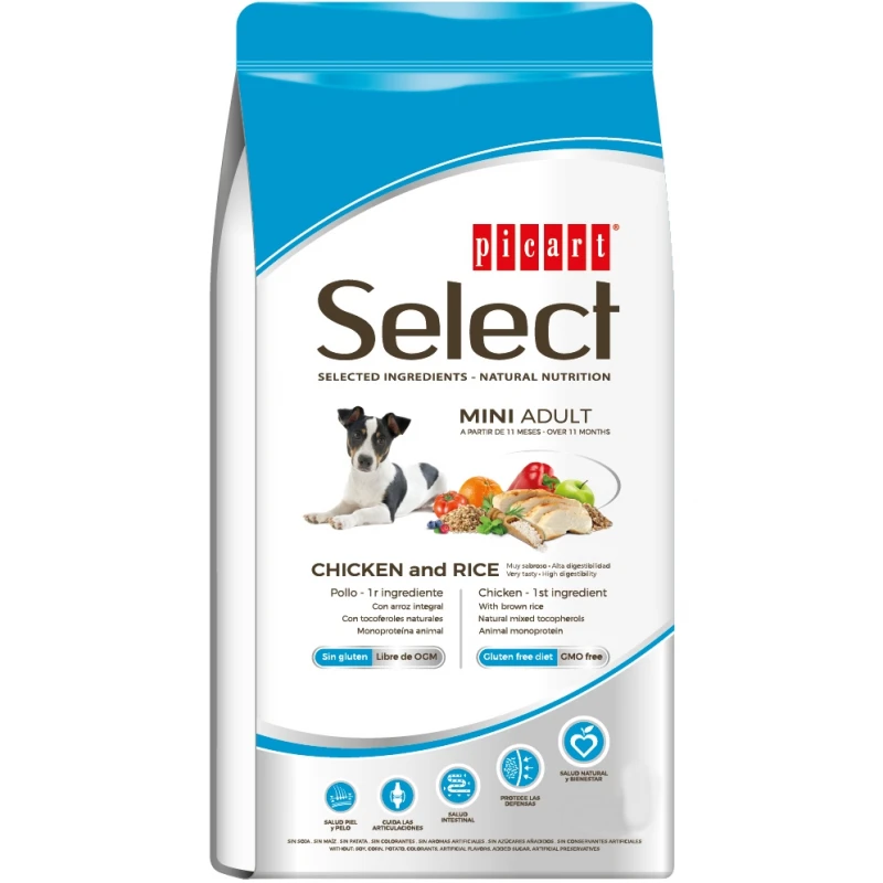 Picart Select Adult Mini 8kg ΞΗΡΑ ΤΡΟΦΗ ΣΚΥΛΟΥ